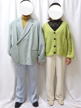 「Adoon plain（アドーンプレーン）のアイテム（パンツ）」を使った、SuZuAさん（メンズ・160cm・20代）の冬コーディネート