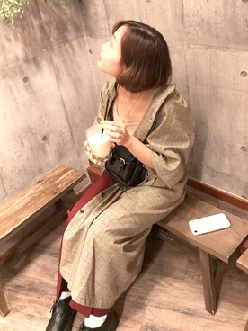 「mystic（ミスティック）のアイテム」を使った、SuZuAさん（メンズ・160cm）の冬コーディネート