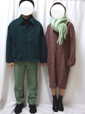 SuZuAさん（メンズ・160cm）の冬コーディネート