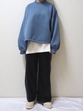 「JEANASIS（ジーナシス）のアイテム（ブーツ）」を使った、SuZuAさん（メンズ・160cm）の冬コーディネート