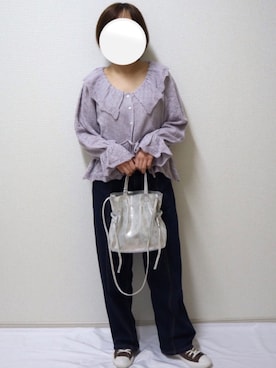 「one after another NICE CLAUP（ワンアフターアナザーナイスクラップ）のアイテム」を使った、SuZuAさん（メンズ・160cm）の春コーディネート