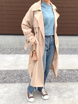 「KBF（ケイビーエフ）のアイテム」を使った、SuZuAさん（メンズ・160cm）の春コーディネート
