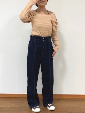 「one after another NICE CLAUP（ワンアフターアナザーナイスクラップ）のアイテム」を使った、SuZuAさん（メンズ・160cm）の春コーディネート