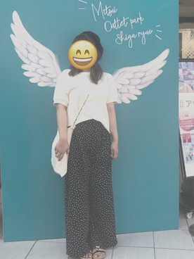 「三井アウトレット」｜AKOさん（レディース・157cm）の夏コーディネート