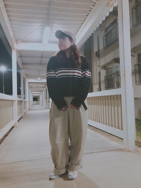 AKOさん（レディース・157cm）の冬コーディネート