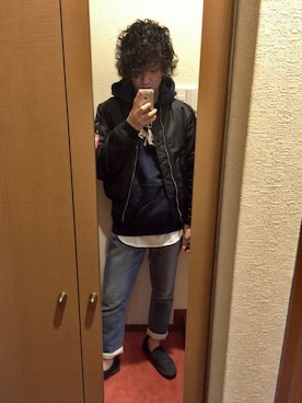 藤井 すぐるさん（メンズ・169cm）の冬コーディネート