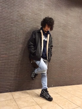 藤井 すぐるさん（メンズ・170cm）の冬コーディネート