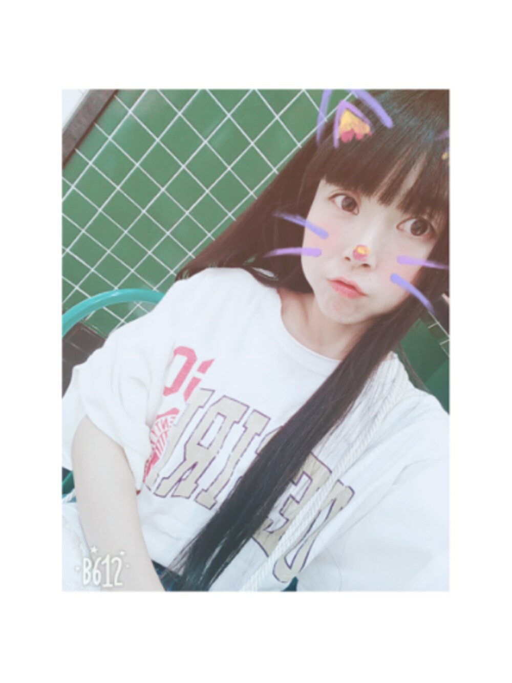 「大人カジュアル、プチプラコーデ、ラクチンコーデ、Tシャツ、カジュアルコーデ」｜「PAGEBOYの切り替えプリントTシャツ（Tシャツ/カットソー、ホワイト系）」を使った、saakiさん（レディース・156cm）の夏コーディネートの1枚目の写真