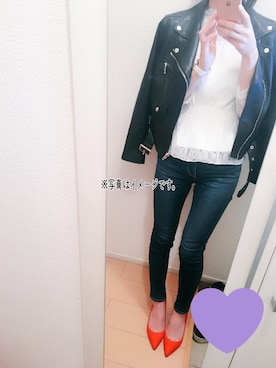 そらJJさん（レディース・157cm）の冬コーディネート