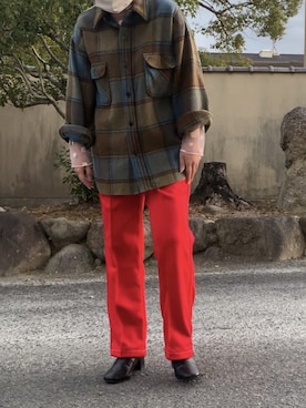 「ASICS（アシックス）のアイテム（パンツ）」を使った、rnalさん（レディース・159cm）の冬コーディネート