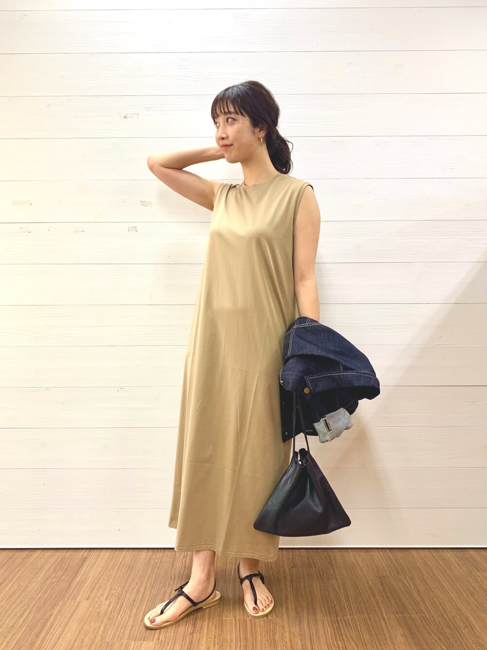 ATON エイトン スリーブレス ワンピース Demi-Luxe BEAMS（デミルクス ビームス）ATON / スビン