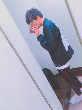 「GOSTAR DE FUGA（ゴスタール ジフーガ）のアイテム（ブルゾン）」を使った、kazunaさん（メンズ・164cm）の秋コーディネート