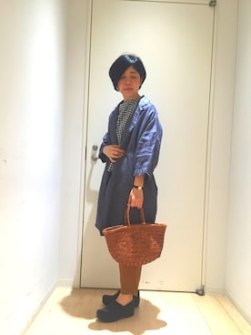 「GALLEGO DESPORTES」｜「アイテム（その他アウター）」を使った、nagaiさん（レディース・160cm）の春コーディネート