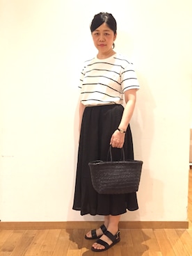 「Scye（サイ）のアイテム」を使った、nagaiさん（レディース・160cm）の夏コーディネート