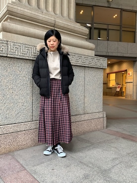 「DESCENTE ALLTERRAIN（デサント　オルテライン）のアイテム（ジャケット/アウター）」を使った、nagaiさん（レディース・160cm）の夏コーディネート