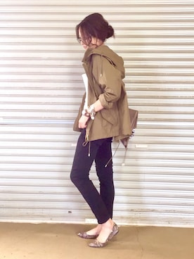 「KC,s（ケイシーズ）のアイテム」を使った、ema.さん（レディース・166cm）の春コーディネート