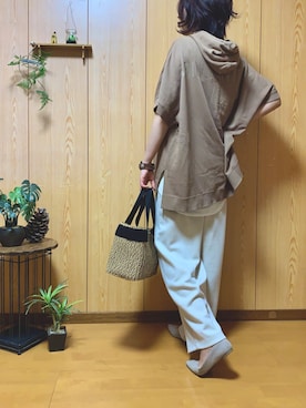 「PHILOSOPHY（フィロソフィー）のアイテム」を使った、ema.さん（レディース・166cm）の春コーディネート