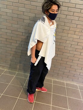 「洗濯バサミのアイテム（アクセサリー、ホワイト系）」を使った、coseiさん（メンズ・165cm）の冬コーディネート