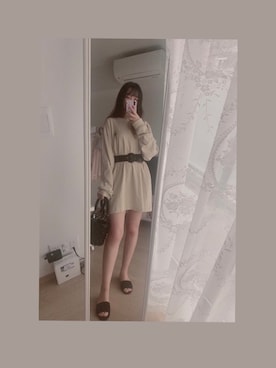 「STAUD（スタウド）のアイテム」を使った、❥Annikaaa☾さん（レディース・153cm）の春コーディネート
