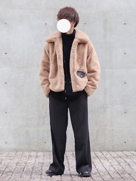 「CULLNI（クルニ）のアイテム（ブルゾン）」を使った、あすさん（メンズ・176cm）の秋コーディネート