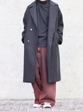 「LEVENDIS（レベンディス）のアイテム」を使った、あすさん（メンズ・176cm）の冬コーディネート