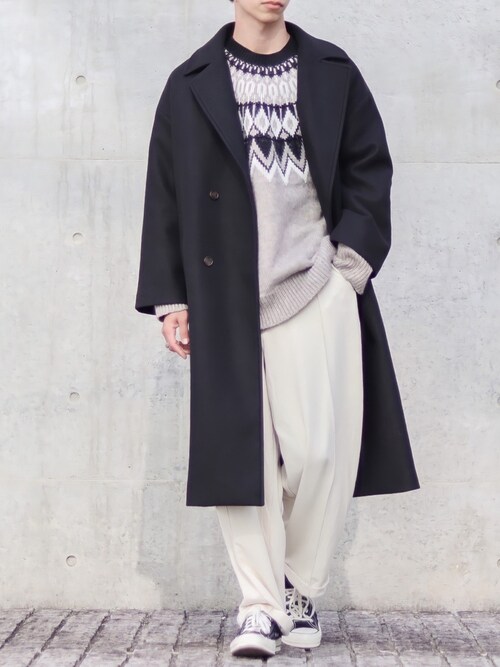 あす Levendisのチェスターコートを使ったコーディネート Wear