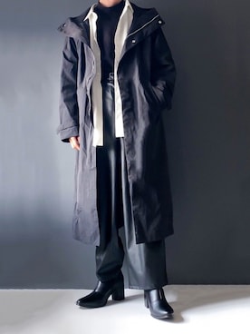 「endevice（エンデヴァイス）のアイテム（シューズ）」を使った、あすさん（メンズ・176cm）の冬コーディネート