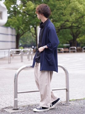 あすさん(メンズ・176cm)の春コーディネート