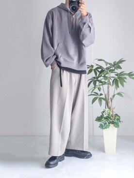 「INTER FACTORY（インターファクトリー）のアイテム（パーカー）」を使った、あすさん（メンズ・176cm）の夏コーディネート