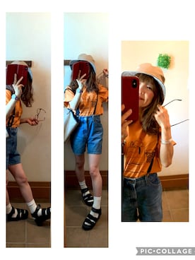 「おちびさん」｜「アイテム（レッグウェア）」を使った、itsumicchiさん（レディース・151cm）の夏コーディネート