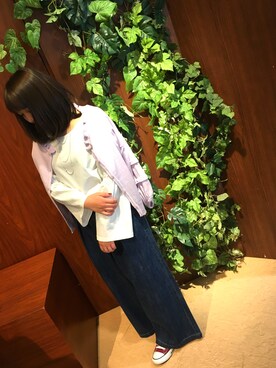 「HVC（エイチブイシー）のアイテム（アクセサリー）」を使った、HVC市原店さん（レディース・152cm）の冬コーディネート