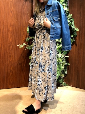 「HVC（エイチブイシー）のアイテム（ジャケット/アウター）」を使った、HVC市原店さん（レディース・153cm）の夏コーディネート