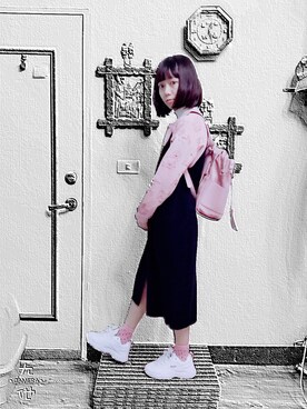 「小隻女」｜Jw薇薇さん（レディース・152cm）の春コーディネート