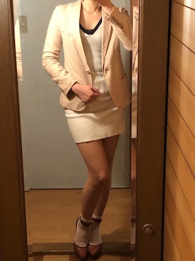 「EGOIST（エゴイスト）のアイテム（ワンピース/ドレス）」を使った、詩乃崎さん（レディース・163cm）の秋コーディネート