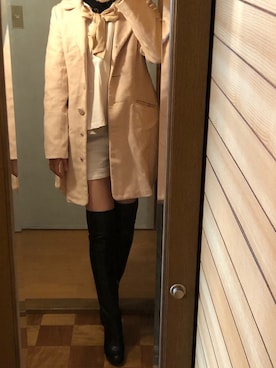 「夢展望（ユメテンボウ）のアイテム（その他アウター）」を使った、詩乃崎さん（レディース・163cm）の秋コーディネート