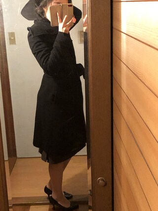 23区（ニジュウサンク）の「ウールアンゴラビーバー ロング チェスター