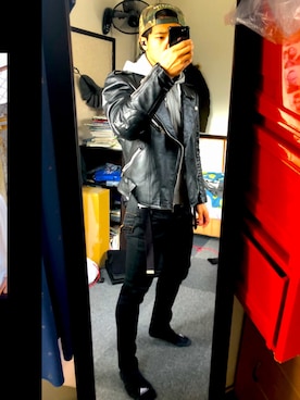 「LEAD（リード）のアイテム（ジャケット/アウター）」を使った、シアンさん（メンズ・172cm）の冬コーディネート