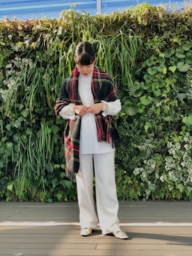 「BRONTE（ブロンテ）のアイテム」を使った、Toidaさん（レディース・162cm）の冬コーディネート