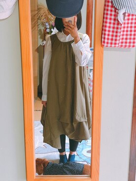 「SEVENDAYS=SUNDAY（セブンデイズサンデイ）のアイテム（ベスト）」を使った、ましゅさん（レディース・156cm）の夏コーディネート