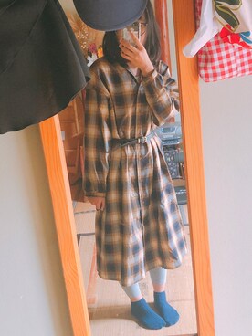 「RETOROGIRL」｜ましゅさん（レディース・156cm）の秋コーディネート