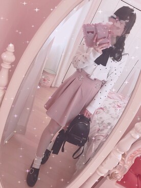 イヤリング ピンク系 を使った 量産型ヲタク の人気ファッションコーディネート Wear