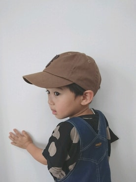 「アイテム（サロペット/オーバーオール）」を使った、natukiさん（キッズ・100cm）の夏コーディネート
