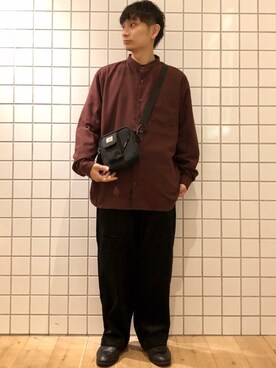 「carhartt」｜「アイテム（ローファー）」を使った、なかやんさん（メンズ・166cm）の秋コーディネート