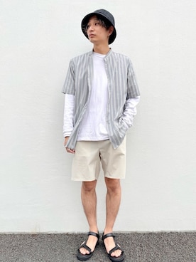 「アイテム（帽子）」を使った、なかやんさん（メンズ・166cm・20代）の春コーディネート