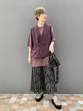 yuriaさん（レディース・168cm）の夏コーディネート