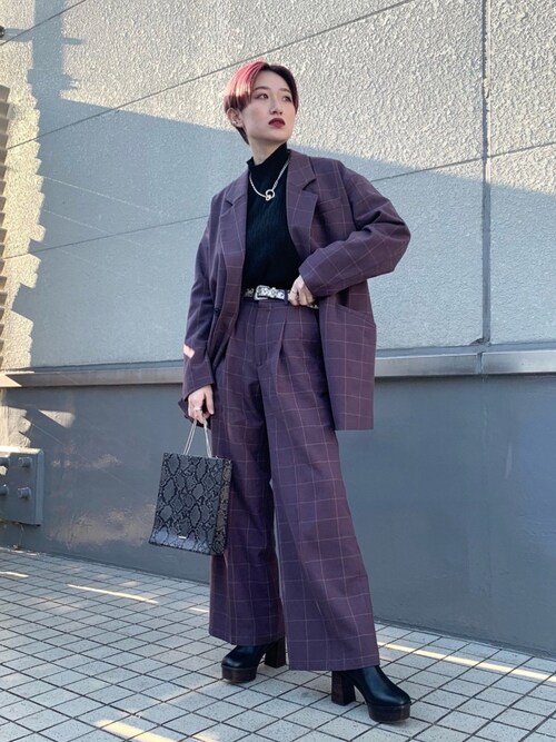 yuria(ALAND TOKYO)｜HAREのテーラードジャケットを使った