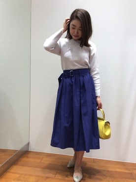 「バレンタインデートスタイル」｜「アイテム（バレエシューズ）」を使った、ROSSOエスパル仙台店さん（レディース・150cm）の冬コーディネート