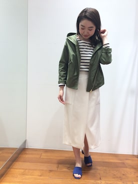 「URBAN RESEARCH ROSSO」｜「アイテム（ブルゾン）」を使った、ROSSOエスパル仙台店さん（レディース・150cm）の春コーディネート
