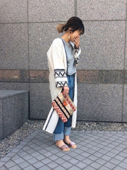 Rossoエスパル仙台店 Rode Skoのクラッチバッグを使ったコーディネート Wear