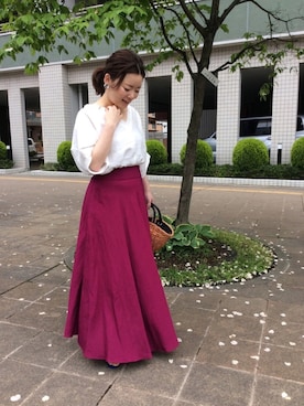 「URBAN RESEARCH ROSSO WOMEN（アーバンリサーチ　ロッソ）のアイテム（サンダル）」を使った、ROSSOエスパル仙台店さん（レディース・150cm）の春コーディネート